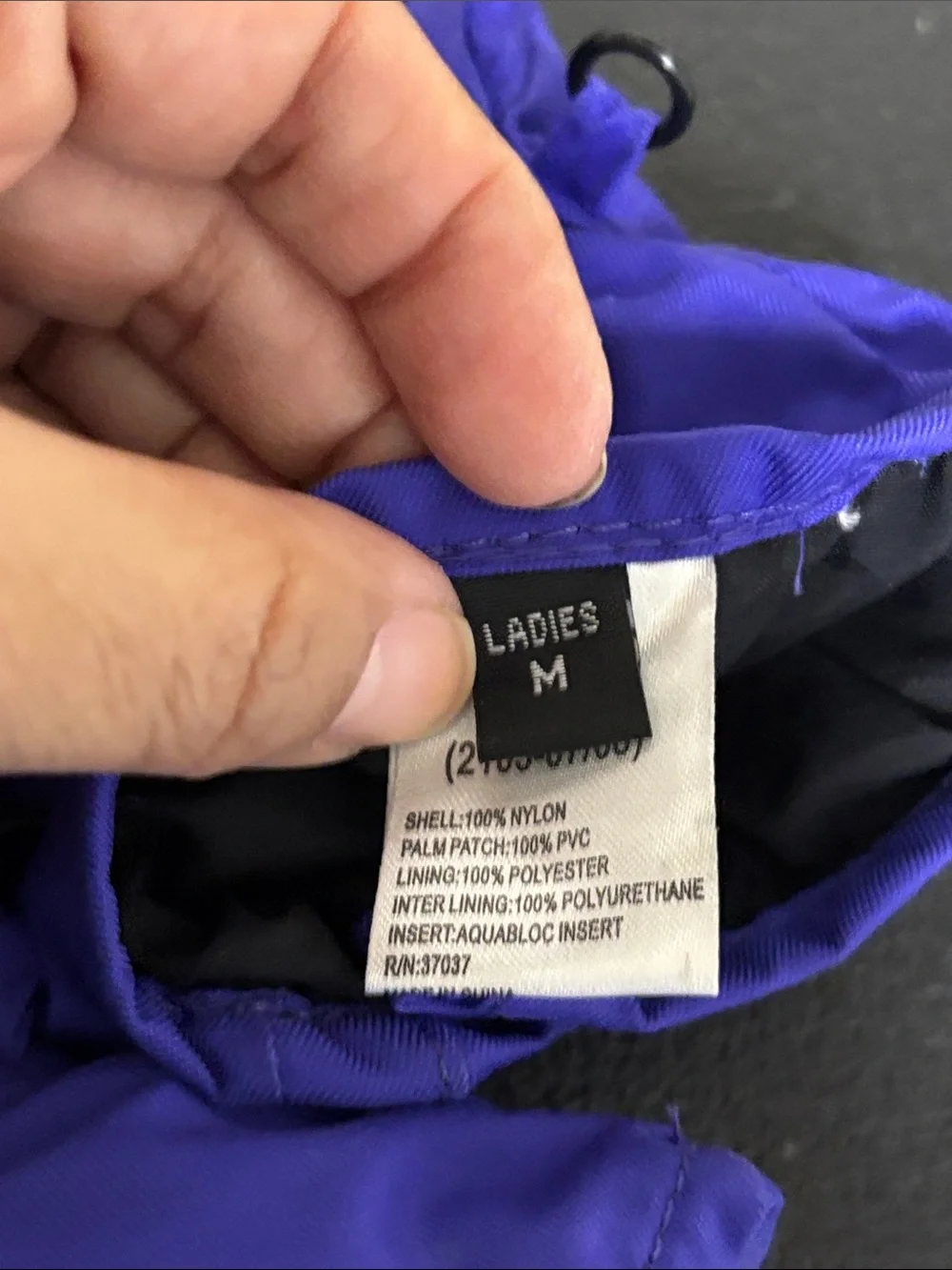 Obermeyer Hydroblock Women’s Royal Purple Insulated Winter Gloves Medium